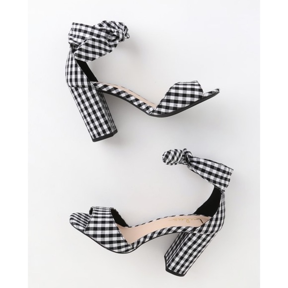 Checkered Block Heel. Size 5.5. Brand New! - Picture 2 of 6